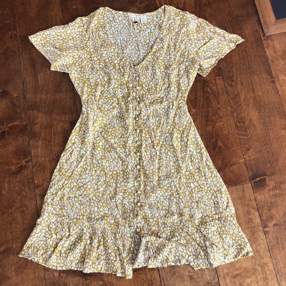 Roxy Animal print mini dress size Small